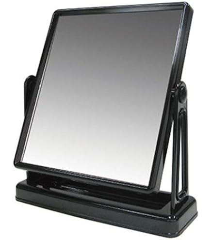【在庫処分】メリー 大型 卓上ミラー ブラック 見やすい大型 スタンド式 AD- Amazon.co.jp: メリー 大型 卓上ミラー ブラック 見やすい大型